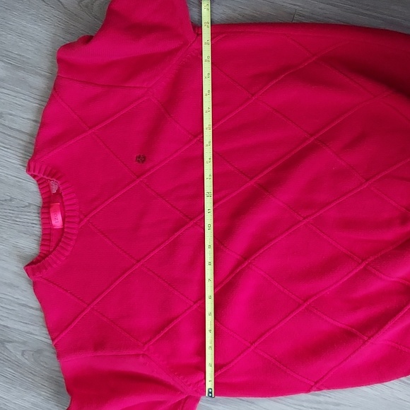 Izod mens long sleeve sweater red large - Picture 12 of 13